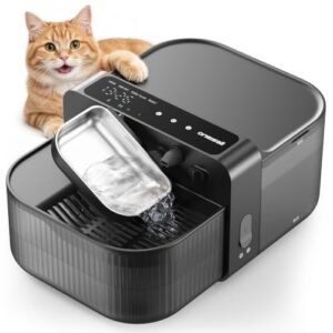 AIOSC 3.5L Wireless Filter‑Free Pet Water Fountain