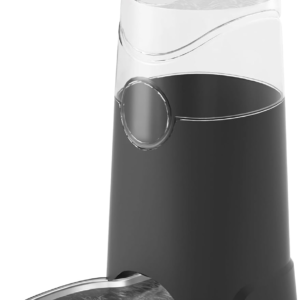 AIOSC Automatic Dog Water Dispenser with Stainless Steel Bowl,Gravity Pet Waterer, Automatic Water Injection and Stop Water Injection,Large Capacityfor Medium and Large Cat&Dog (8L,Black)