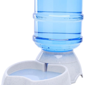 AIOSC Pet Water Dispenser Automatic for Dogs Cats, BPA-Free, Gravity Refill, Self Feeding for Small Medium Pets Puppy Kitten Rabbit - 1 Gallon (Waterer)