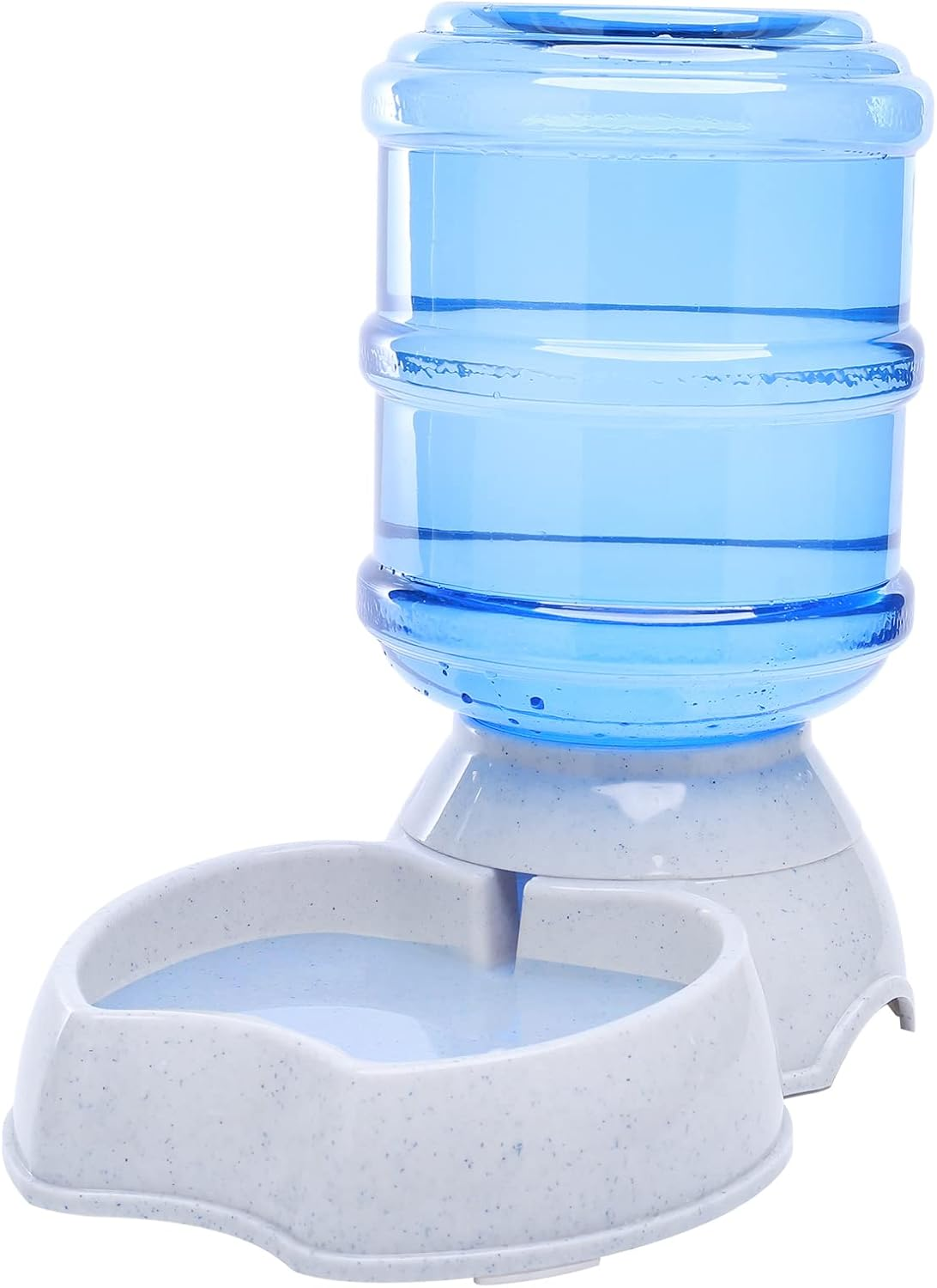 AIOSC Pet Water Dispenser Automatic for Dogs Cats, BPA-Free, Gravity Refill, Self Feeding for Small Medium Pets Puppy Kitten Rabbit - 1 Gallon (Waterer)