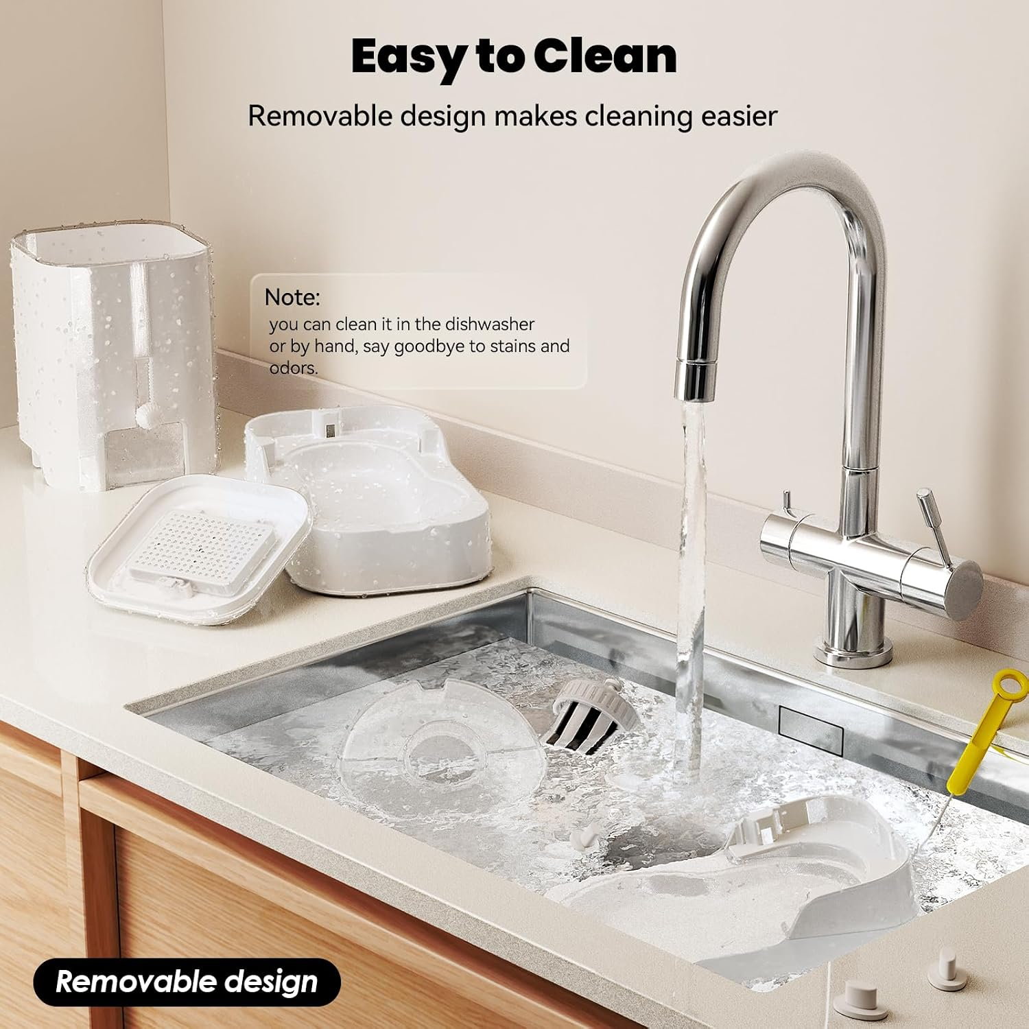 AIOSC Automatic Cat Feeder & Water Dispenser Set (Bowl not Included) - Image 2